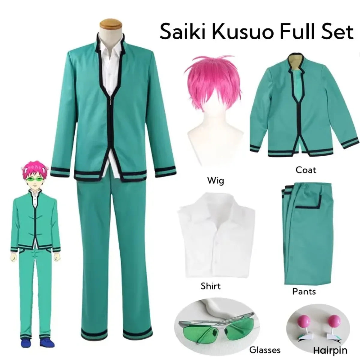 Saiki K High School Uniform β Anime Cosplay Set