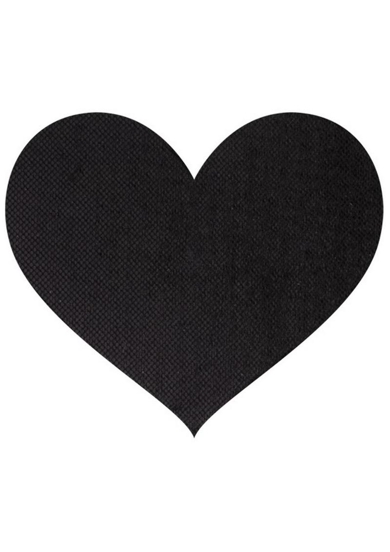 Peekaboos Satin And Lace Heart Pasties Self-Adhesive Nipple Covers
