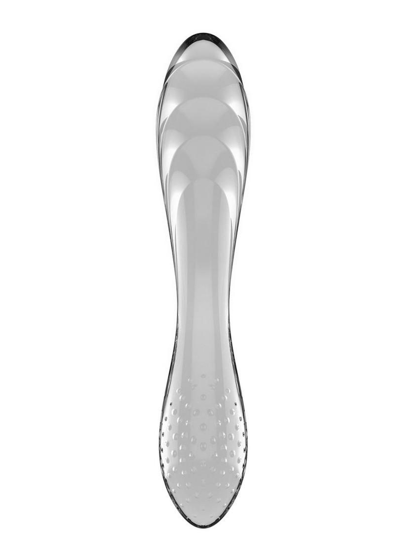 Satisfyer Dazzling Crystal Glass Hot And Cold Temperature Play Dildo