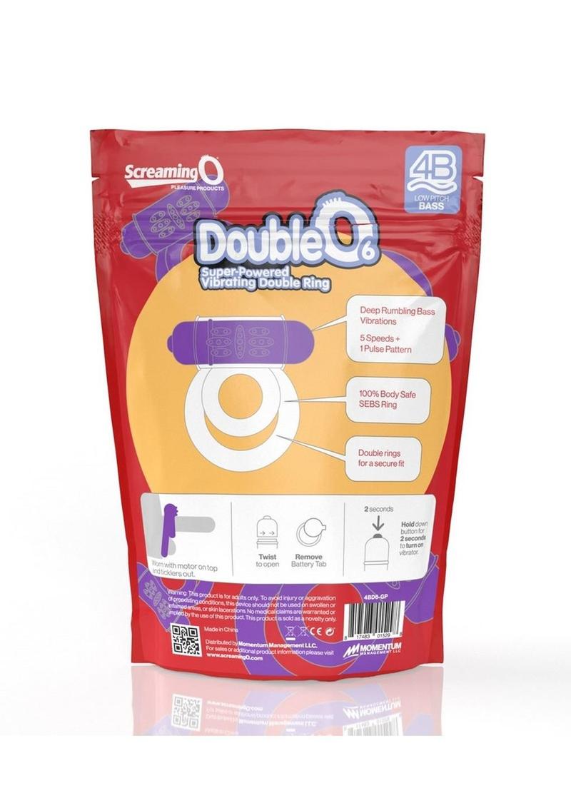 Screaming O Double O 6 Super-Powered Vibrating Double Ring