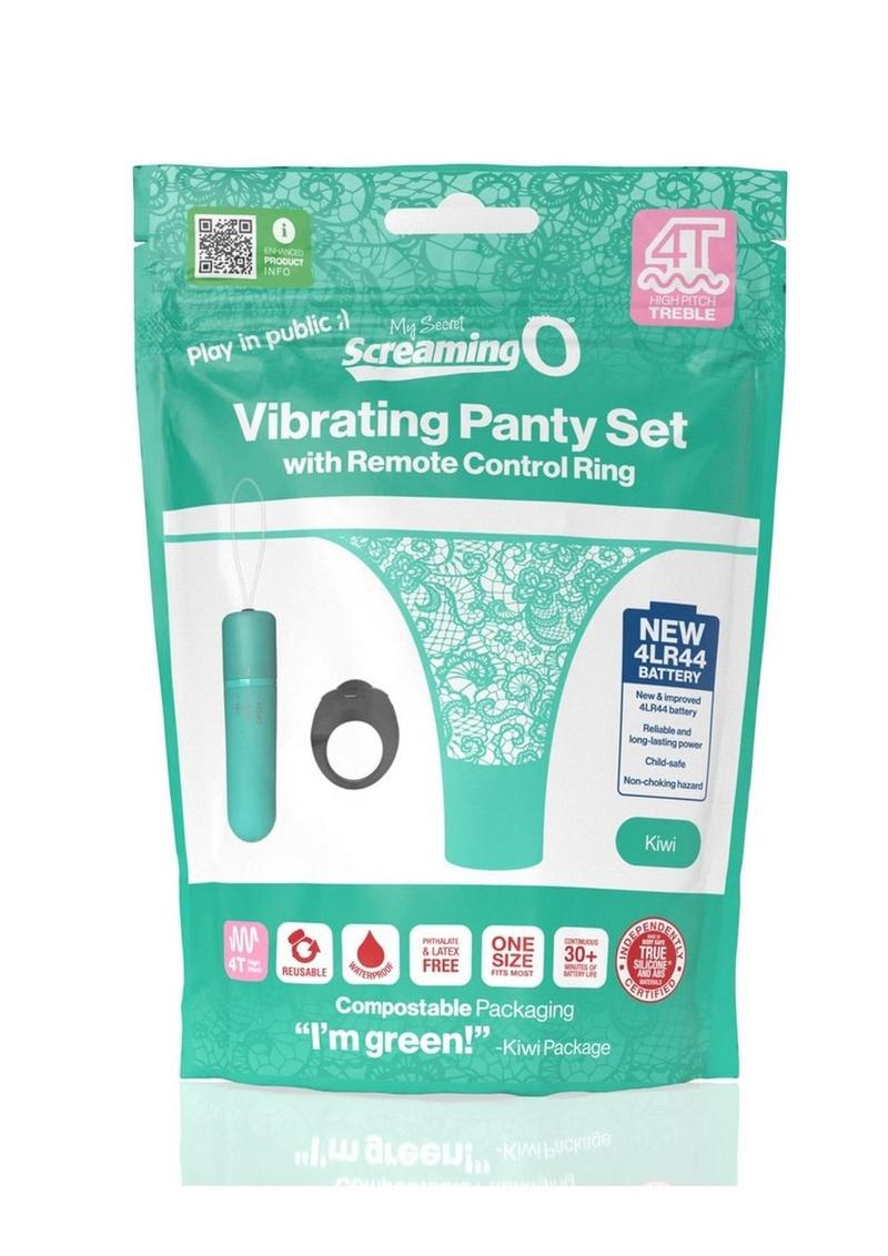 Screaming O My Secret 4T Vibrating Panty Set