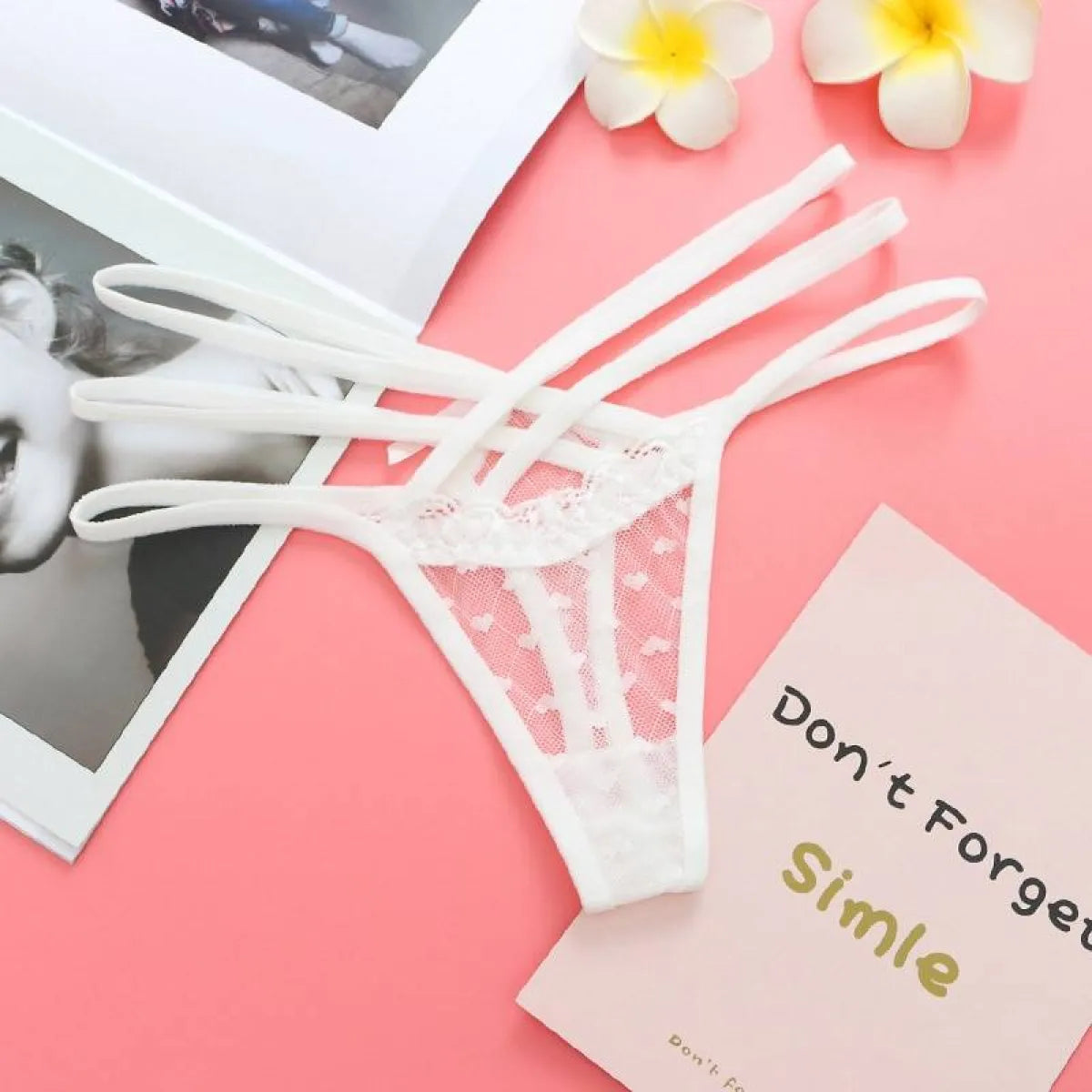 Seamless Elastic Thongs