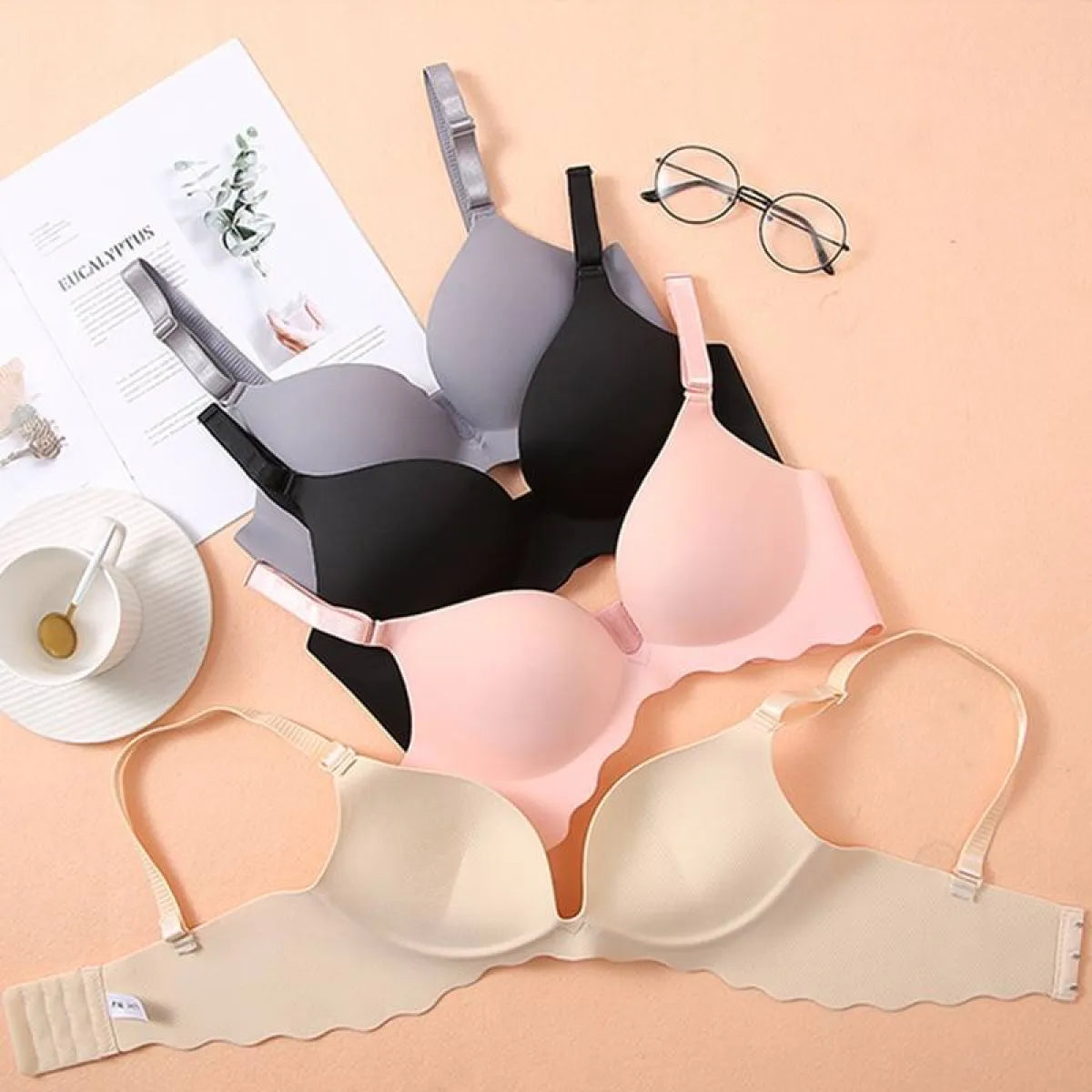 Seamless Push Up Bra