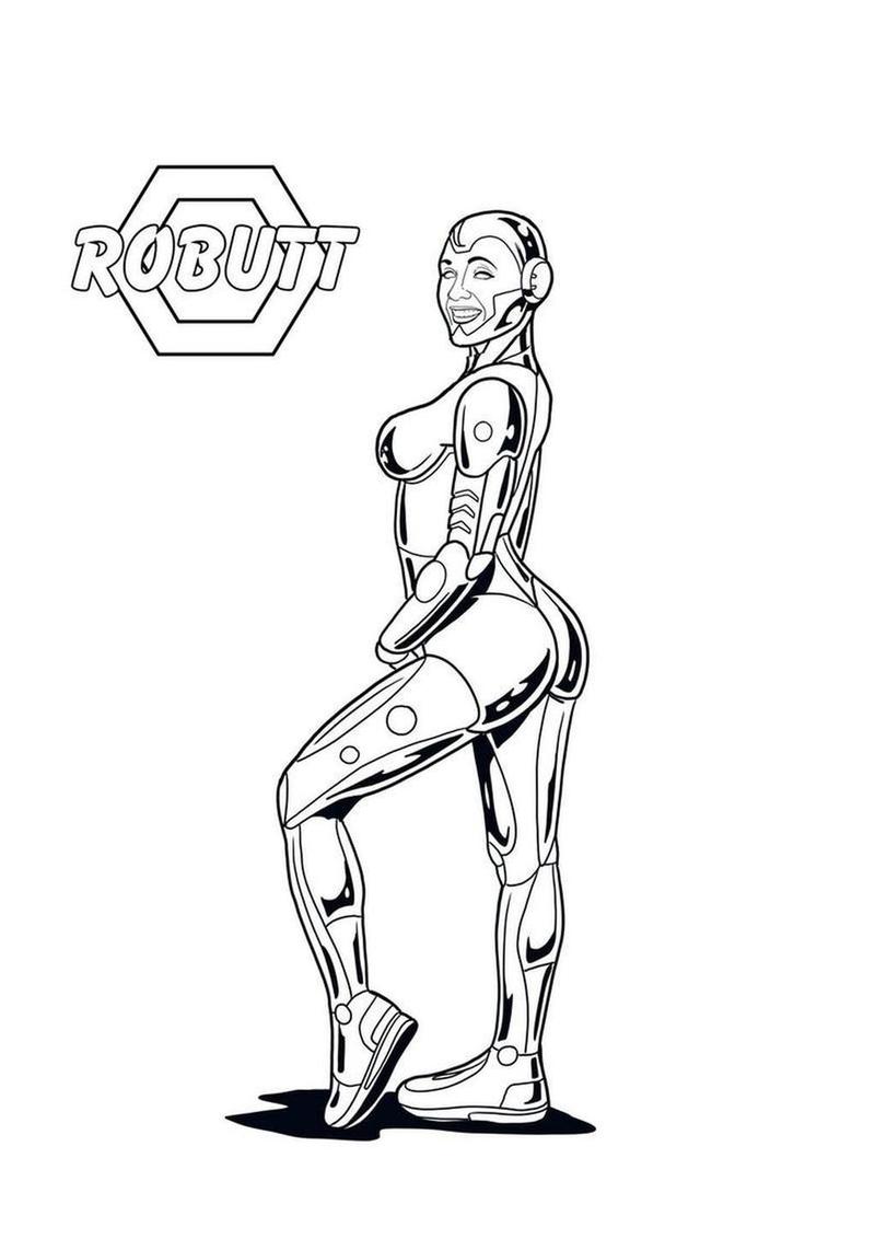 Sexy Butts Adult Coloring Boo