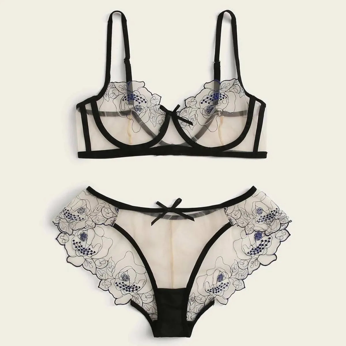 Sexy Transparent Lingerie Set
