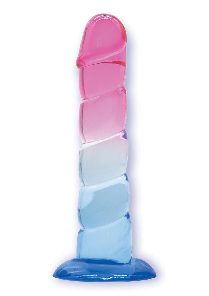 Shades Swirl Dildo With Suction Cup
