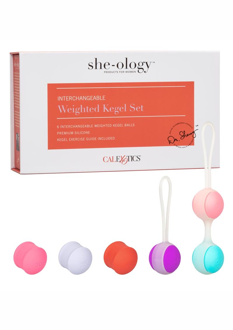 She ology Interchangeable Weighted Kegel Set