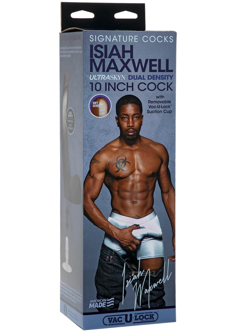 Signature Cocks Isiah Maxwell 10 Inch Cock Dual Density