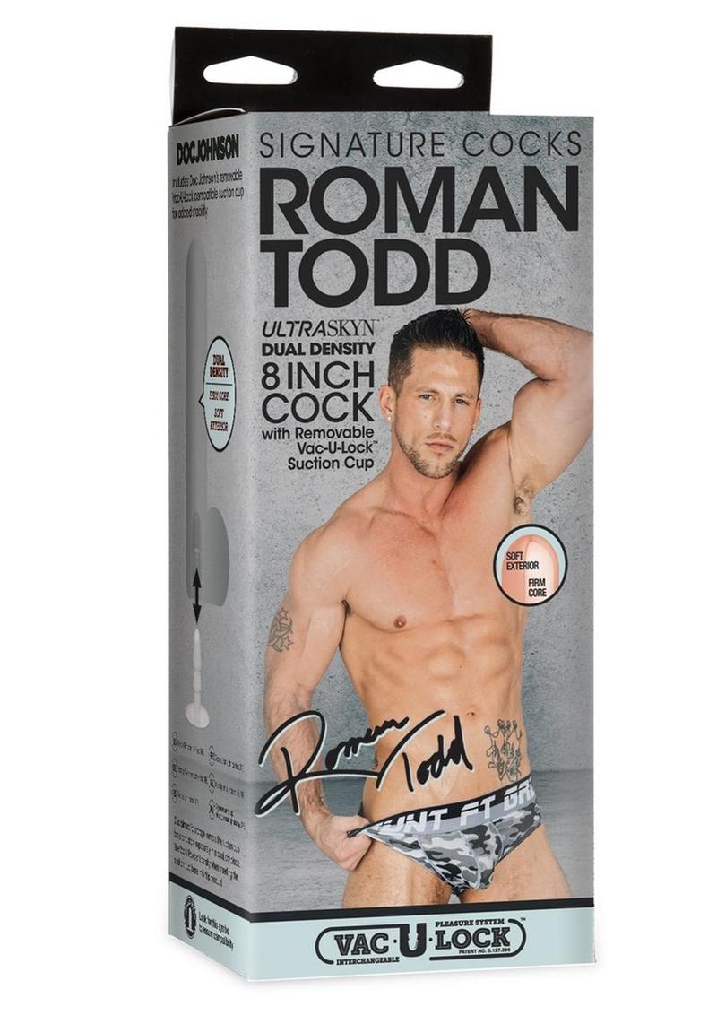 Signature Cocks Roman Todd Dildo with Removable Suction Cup