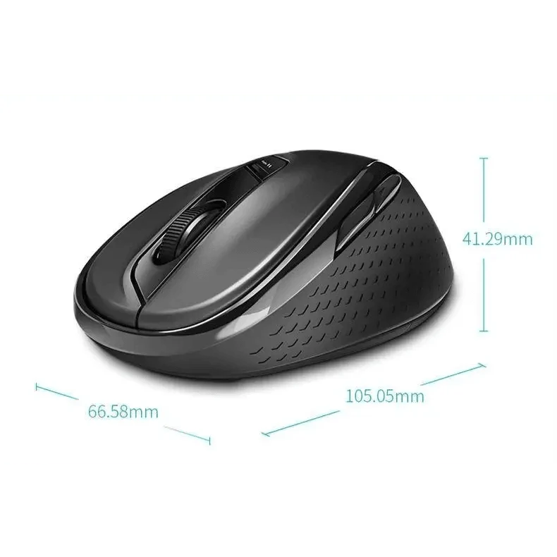 Silent Laptop Wireless Mouse Adjustable DPI Stylish Easy Switch Bluetooth 2.4GHz Mouse For Computer