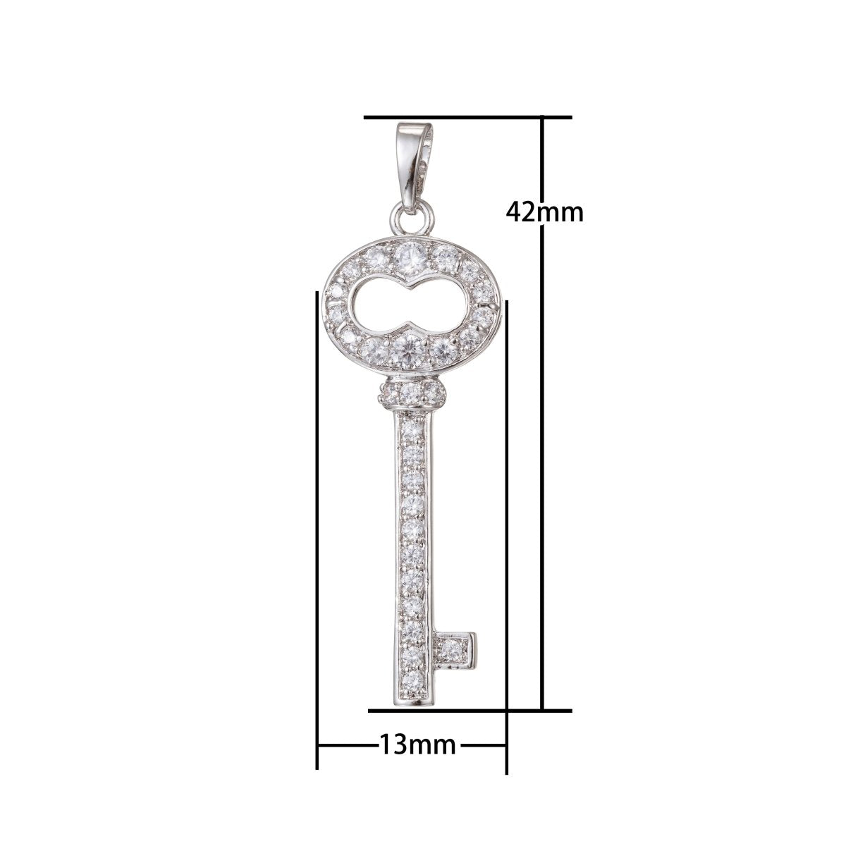 Silver Gold Filled Key Pendants I-458