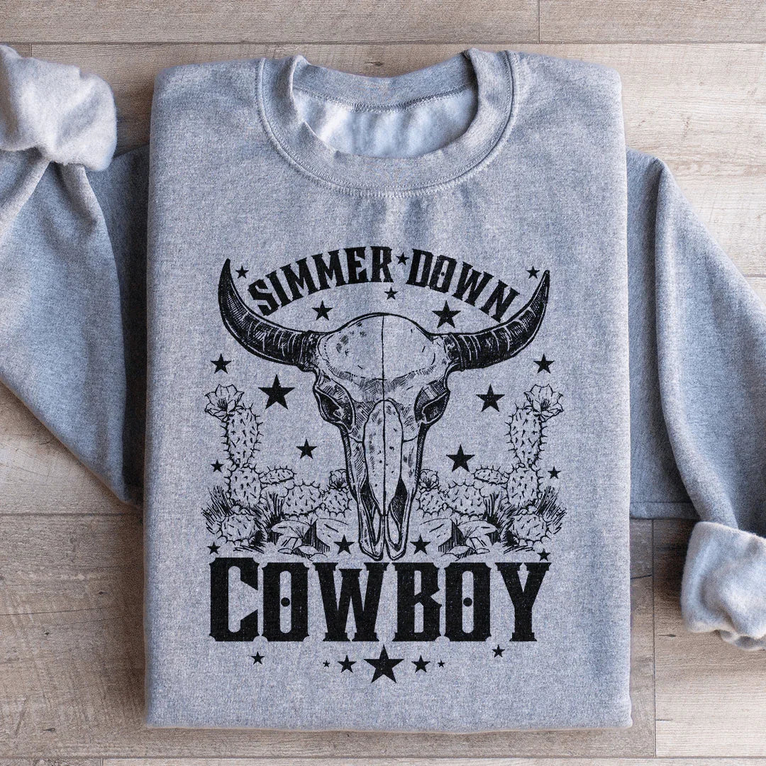 Simmer Down Cowboy Sweatshirt