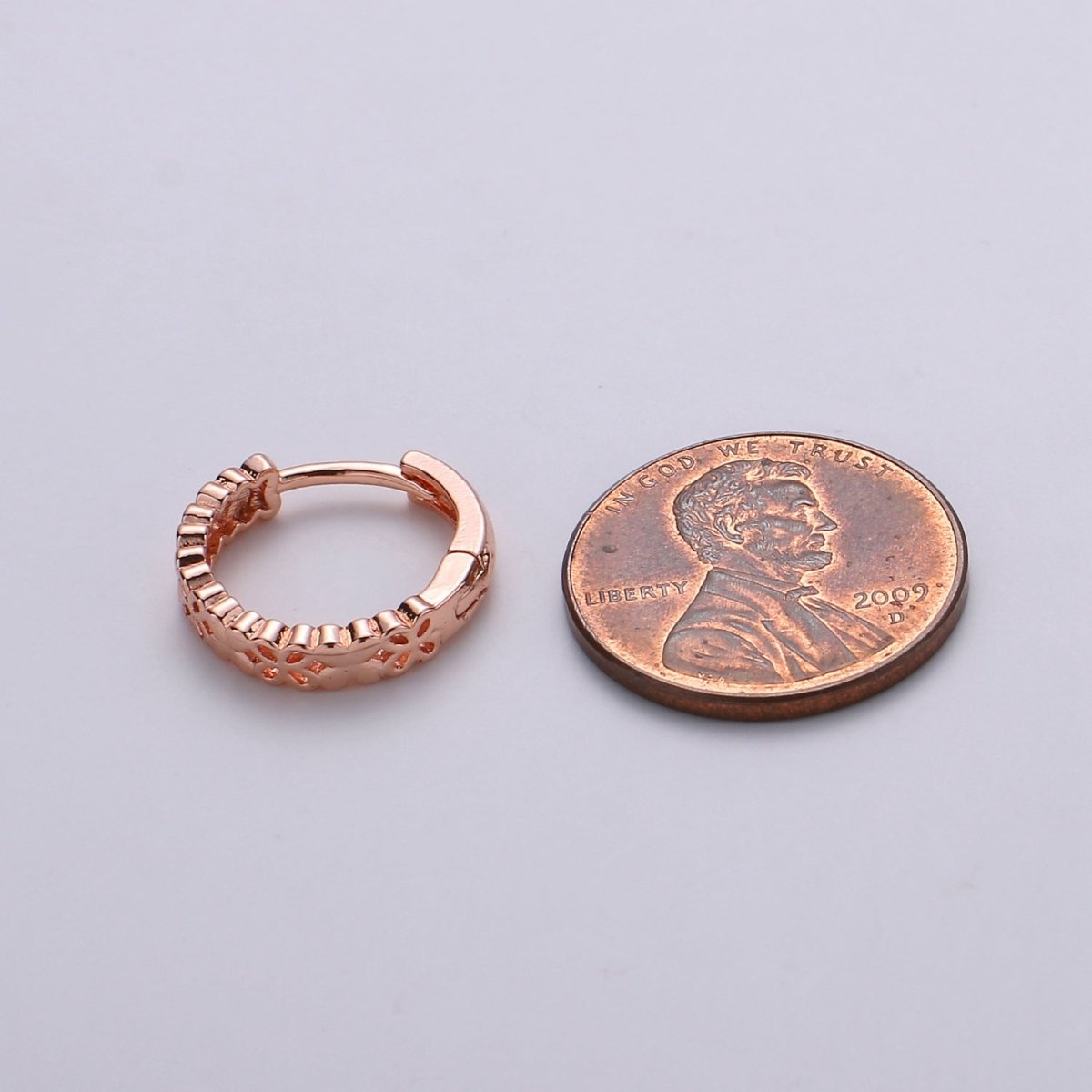 Simple Minimalist Gold Filled Huggies K-662-K-664