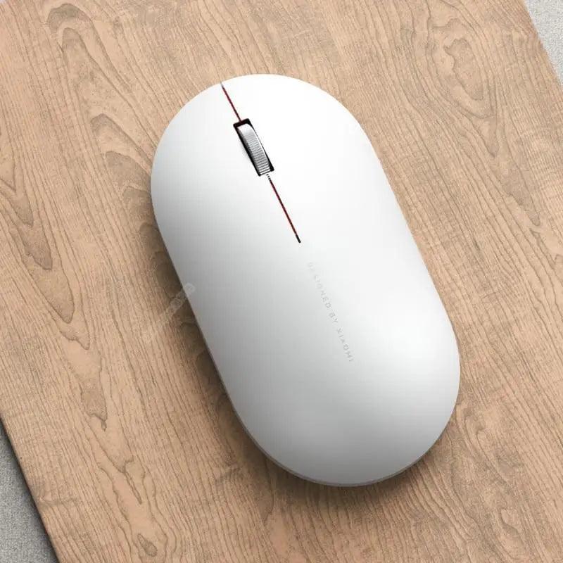 Simple Modern White/Black Wireless Bluetooth USB Connection Optical Mouse For Laptop PC Portable Slim Rechargeable Mouse Computer Mouse