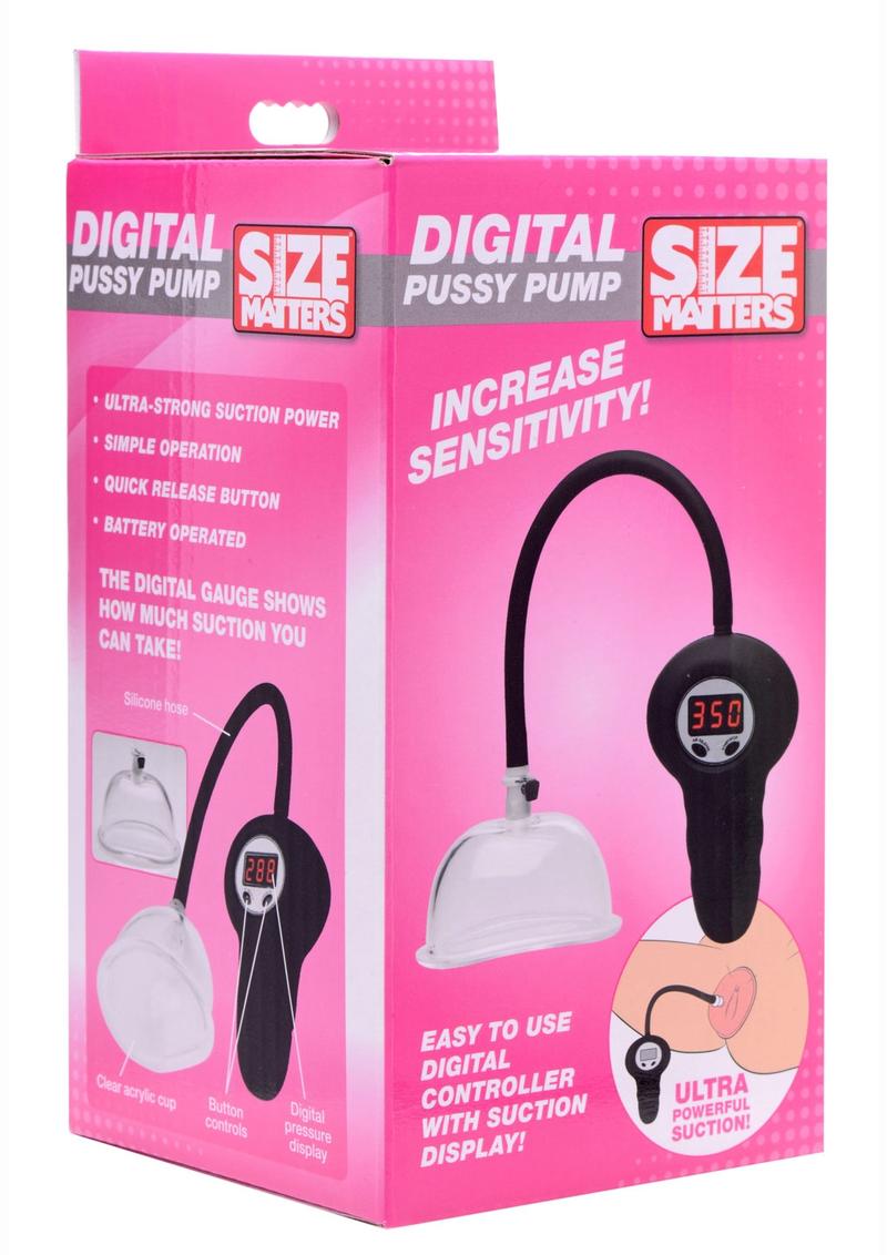 Size Matters Digital Pussy Pump Ultra Powerful Suction