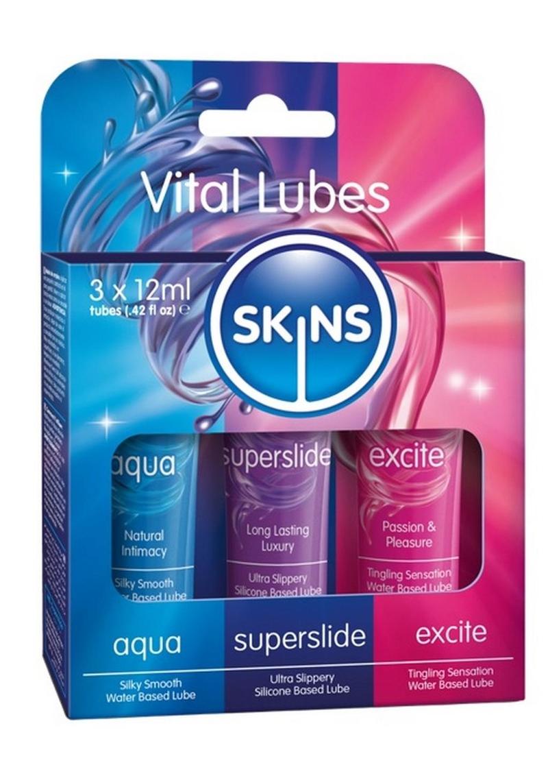 Skins Vital Lubes 3-Piece Sampler Set
