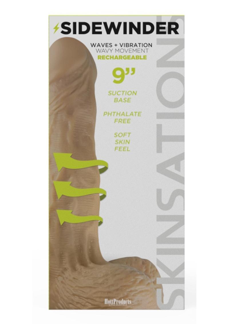 Skinsations Sidewinder Rechargeable Vibrating Dildo