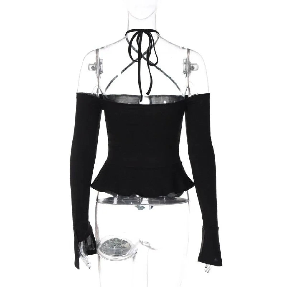 Off Shoulder Long Sleeve T-shirts