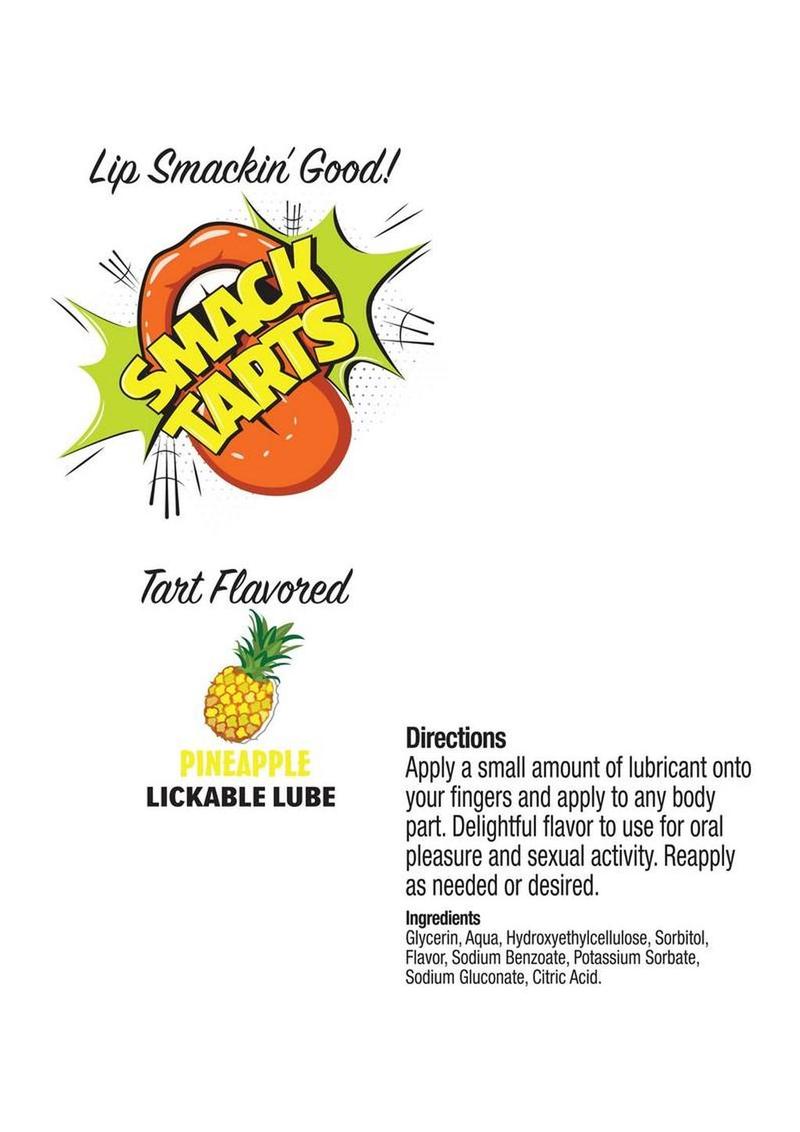 Smack Tarts Lickable Lube 2oz - Sour Pineapple