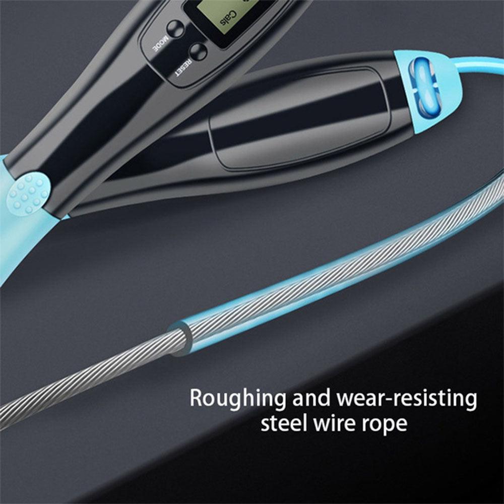 Smart Creative Counting Skipping Rope Wireless Skip Rope Electronic Digital Lose Weight Cordless Jump Ropes Weighted Cordless Jump Rope For Fitness Jump Rope Counter Adjustable Speed Skipping Rope For Men Women