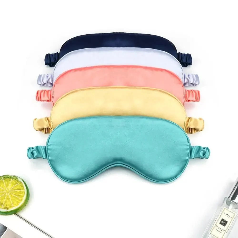 Soft Silk Sleep Eye Mask Portable Travel Eye Patch Nap Eye Patch Super Smooth Eye Mask Eye Cover Sleeping Mask Night