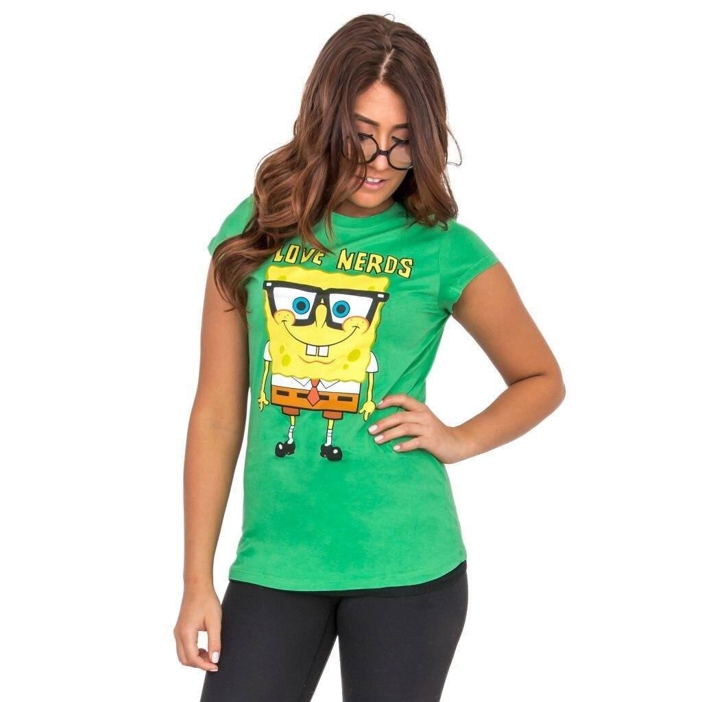Spongebob Squarepants I Love Nerds T-shirt