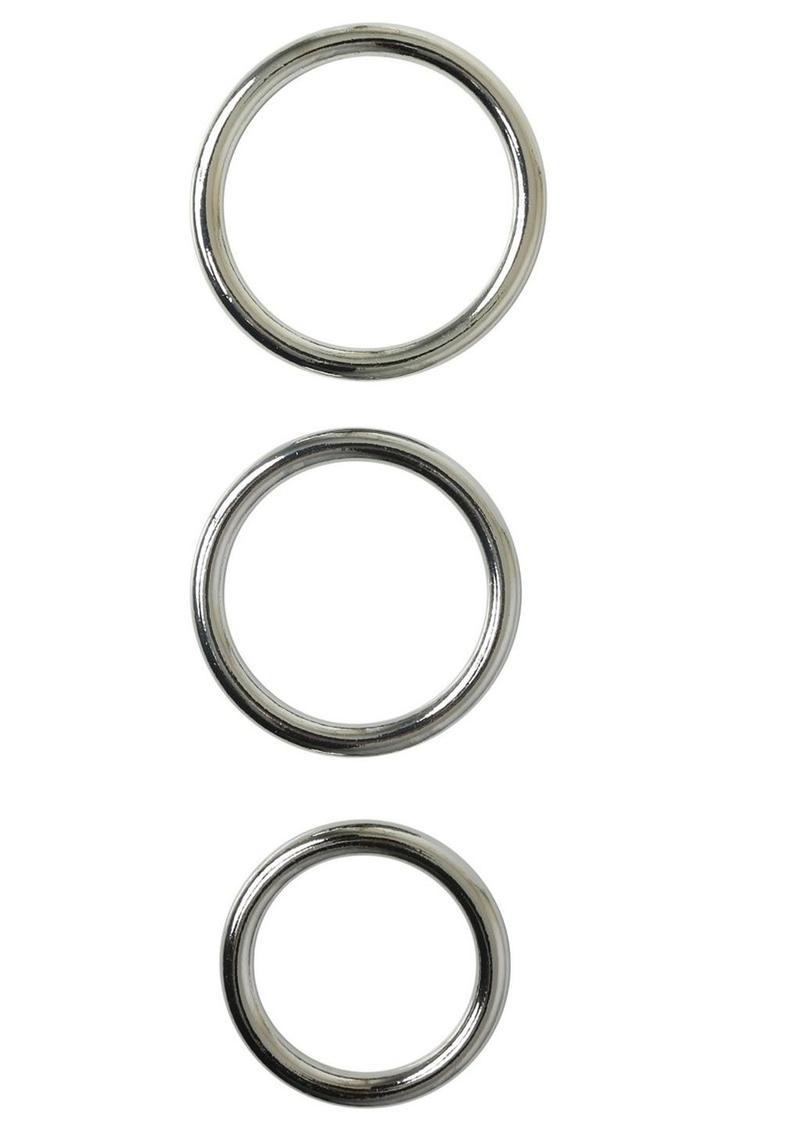 Sport Sheets Seamless Metal O-Ring Trio
