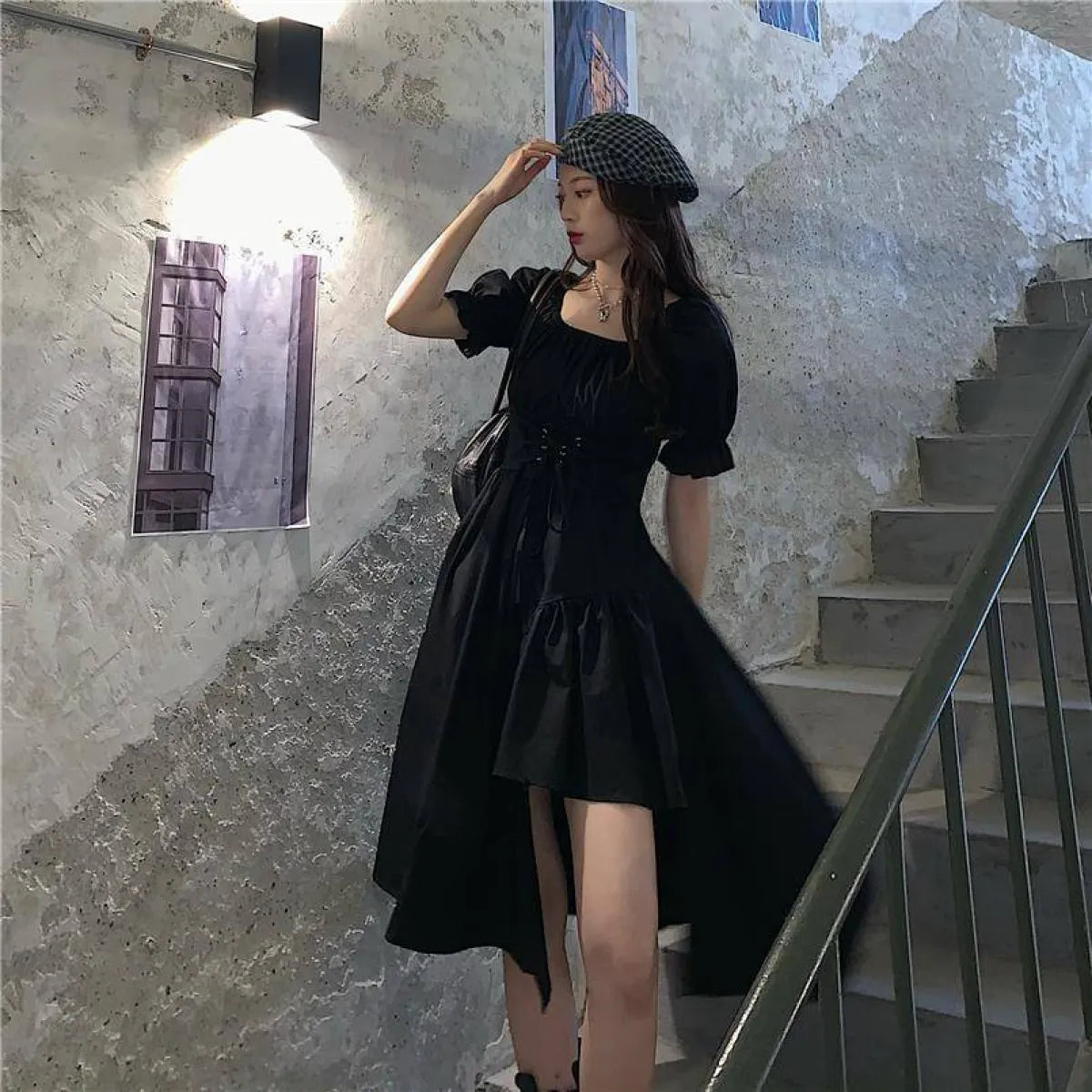 Kawaii Square Collar Dress