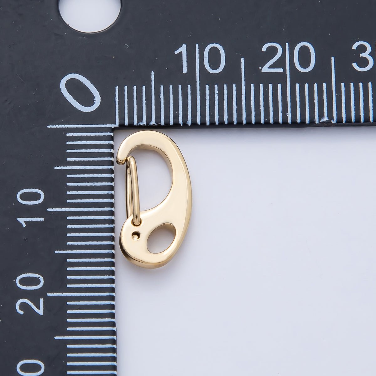 18K Gold PVD Stainless Steel 16mm, 21mm, 28mm, 32.5mm Push Gate Oblong Minimalist Finding | Z1633 - Z1636