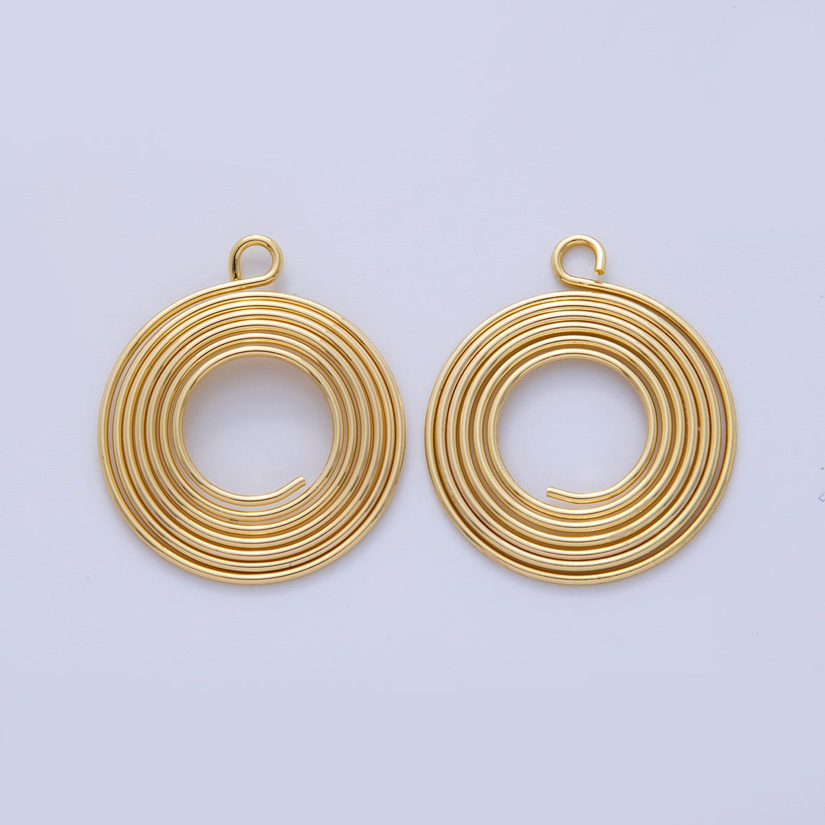 Stainless Steel 30mm Circular Wire Open Round Charm | Z1200