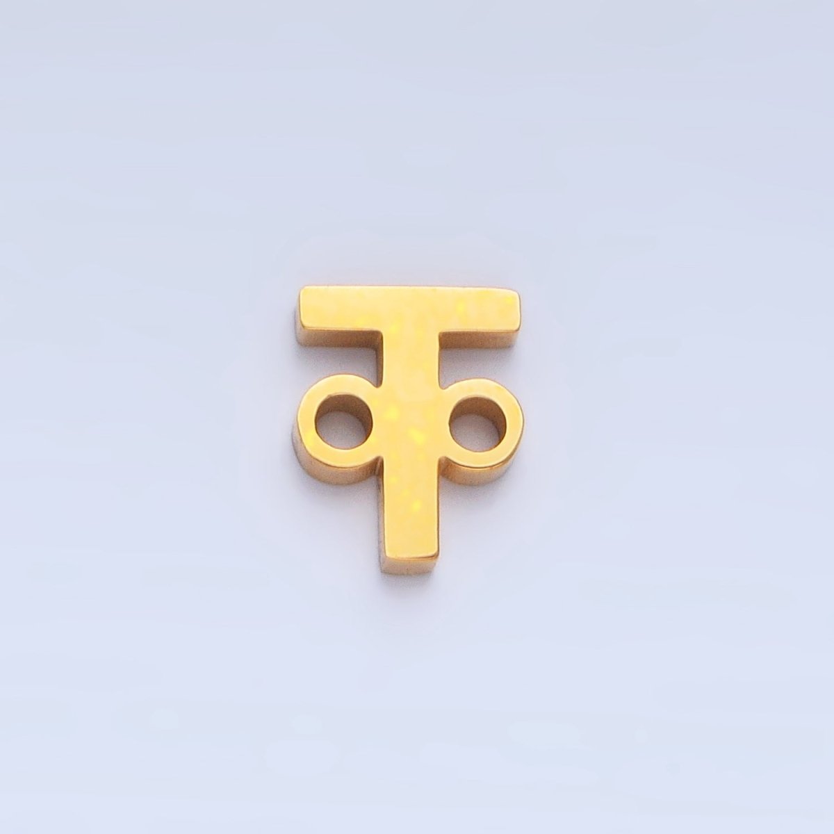 Stainless Steel 8mm A-Z Alphabet Letter Initial Minimalist Connector | A1604 - A1616