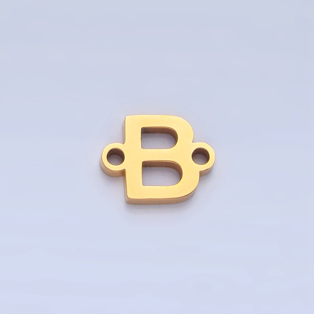 Stainless Steel 8mm A-Z Alphabet Letter Initial Minimalist Connector | A1604 - A1616
