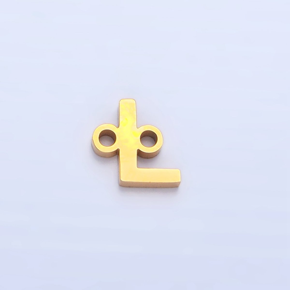 Stainless Steel 8mm A-Z Alphabet Letter Initial Minimalist Connector | A1604 - A1616