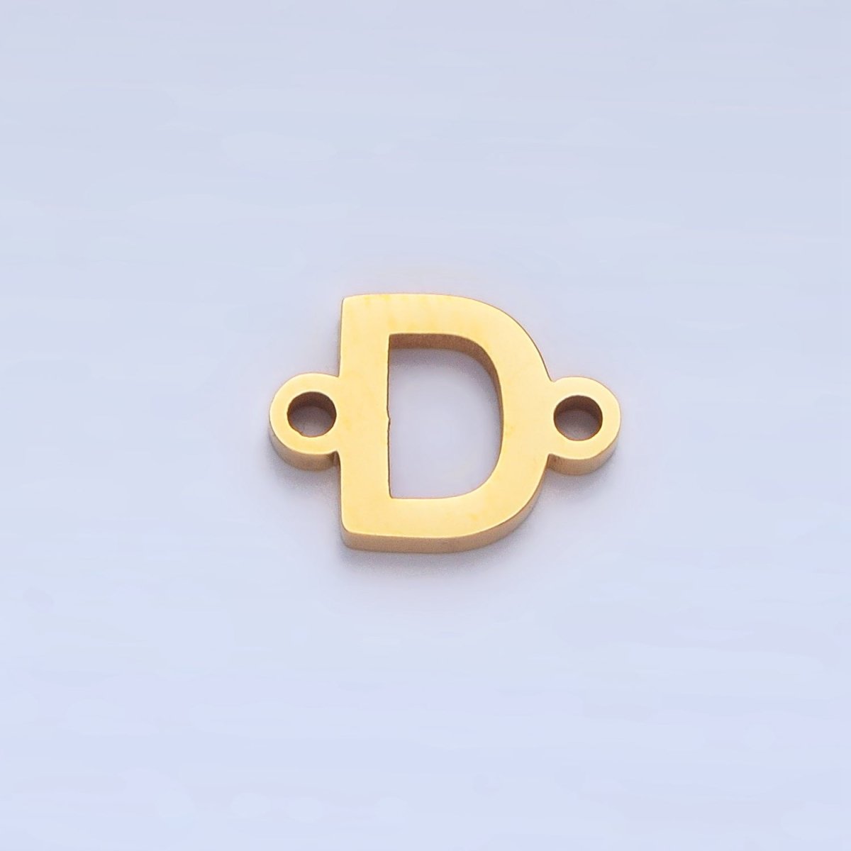 Stainless Steel 8mm A-Z Alphabet Letter Initial Minimalist Connector | A1604 - A1616