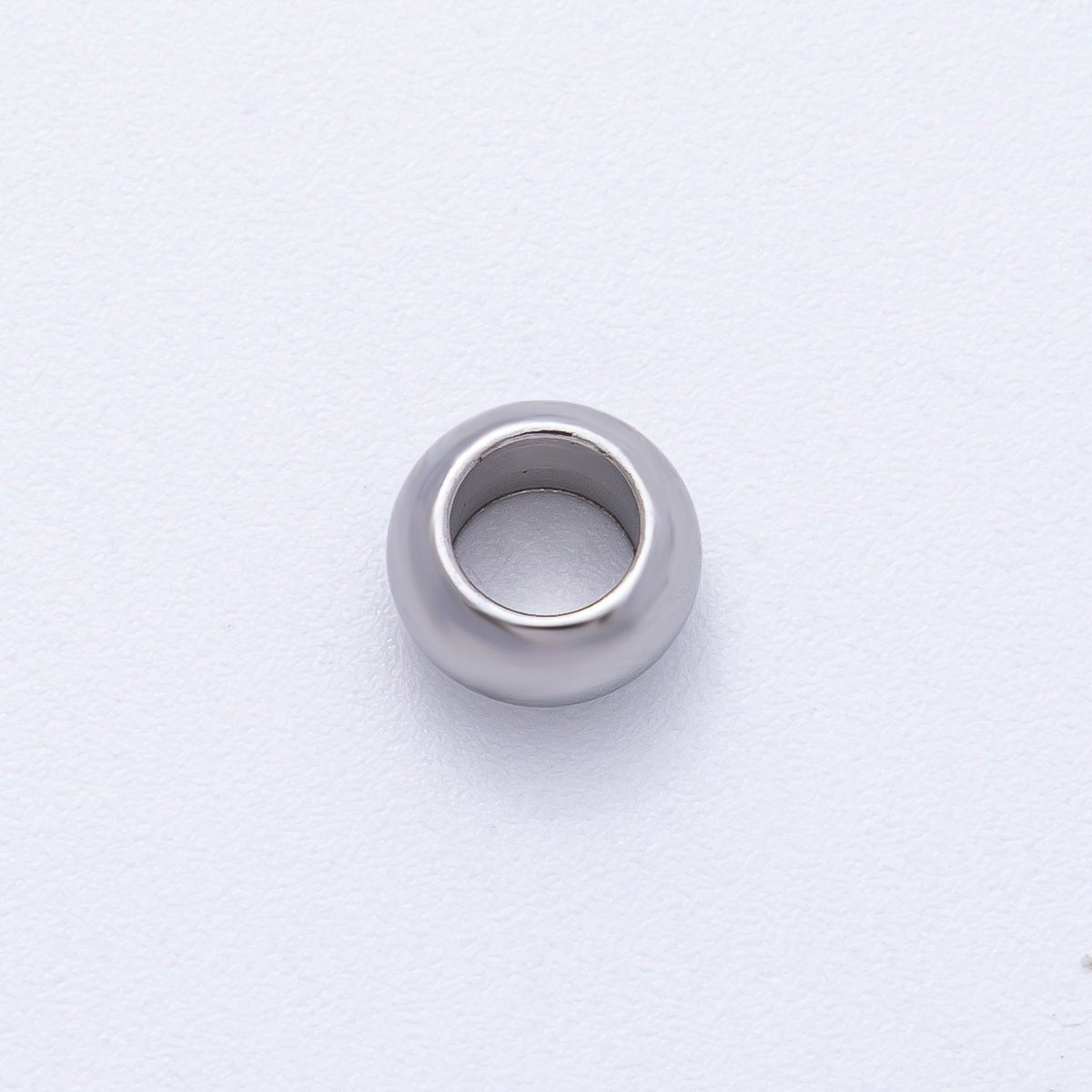 Stainless Steel 8mm Minimalist Rondelle Bead Set by 10 Pieces | Beads-00139