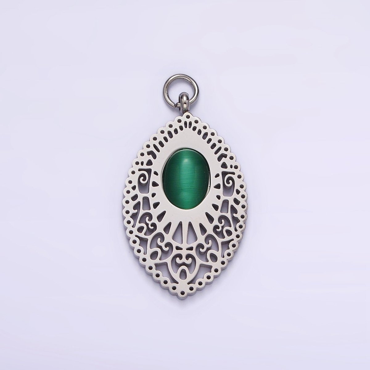 Stainless Steel Green Cat&