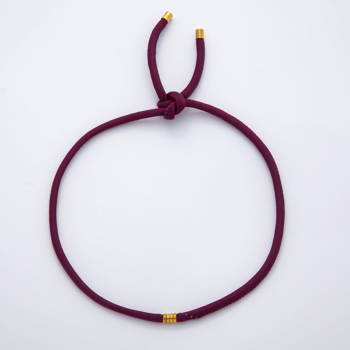 Stainless Steel Soft Silk feel Paracord Knot Tied Necklace | WA-1628 ~ WA-1652