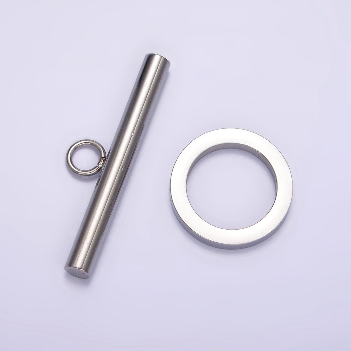 Stainless Steel Toggle Clasps Closure Minimalist Findings Supply in Gold & Silver | Z-484 Z-485
