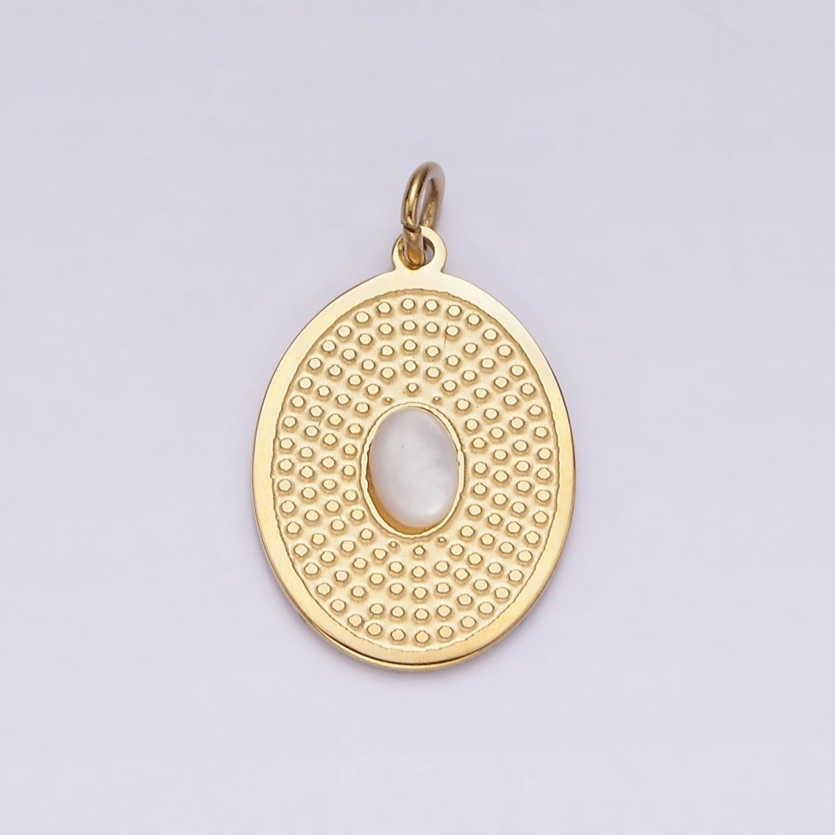 Stainless Steel White Chrysoberyl Cat&