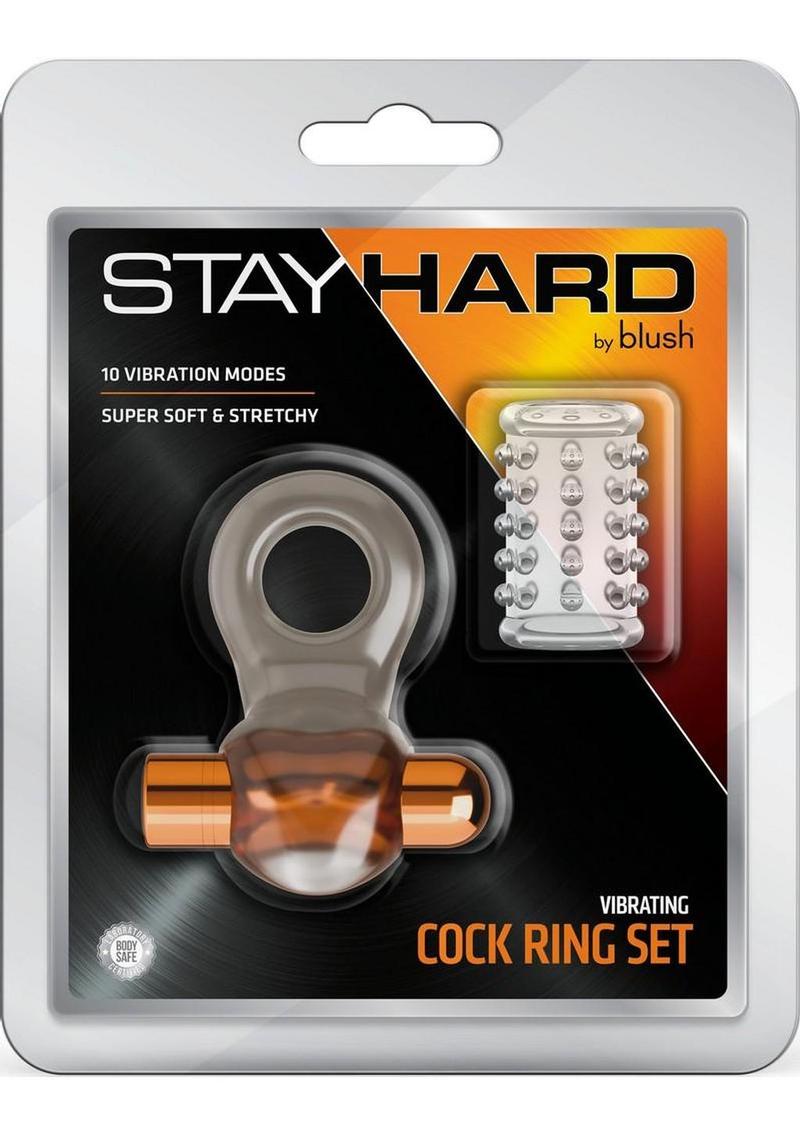 Stay Hard Vibrating Cock Ring Set