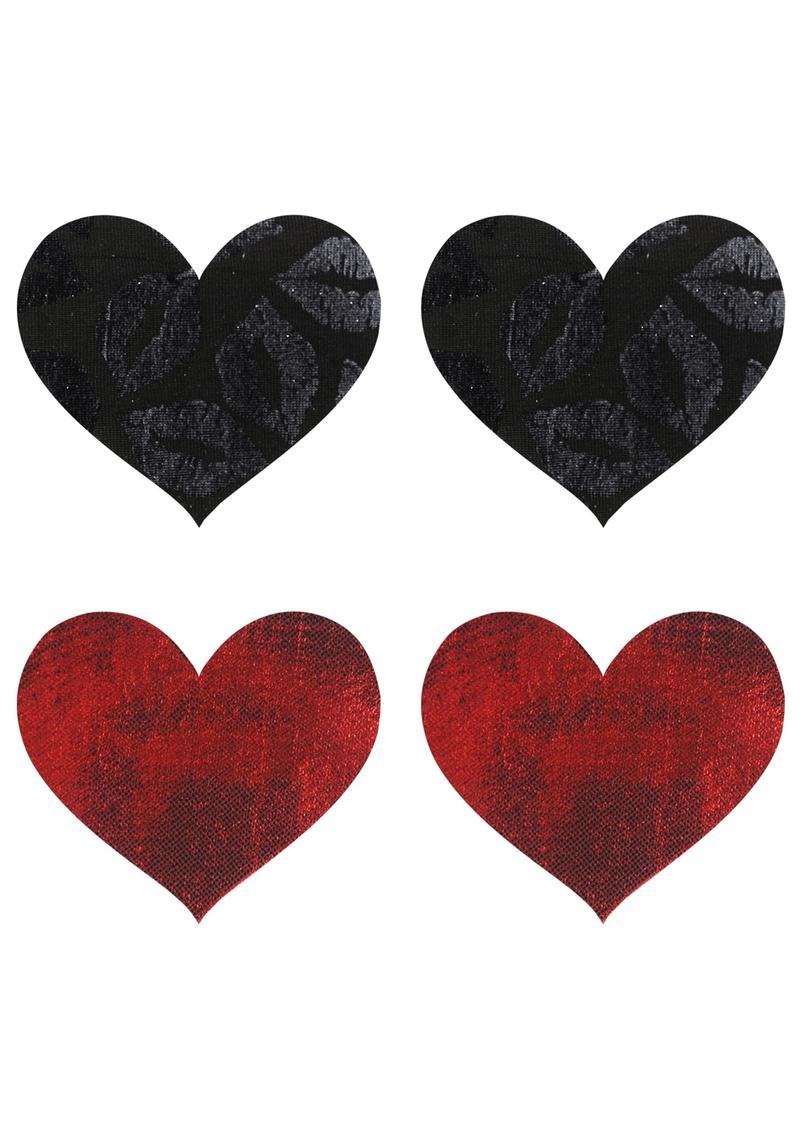 Peekaboos Heart-Shaped Premium Self-Adhesive Pasties