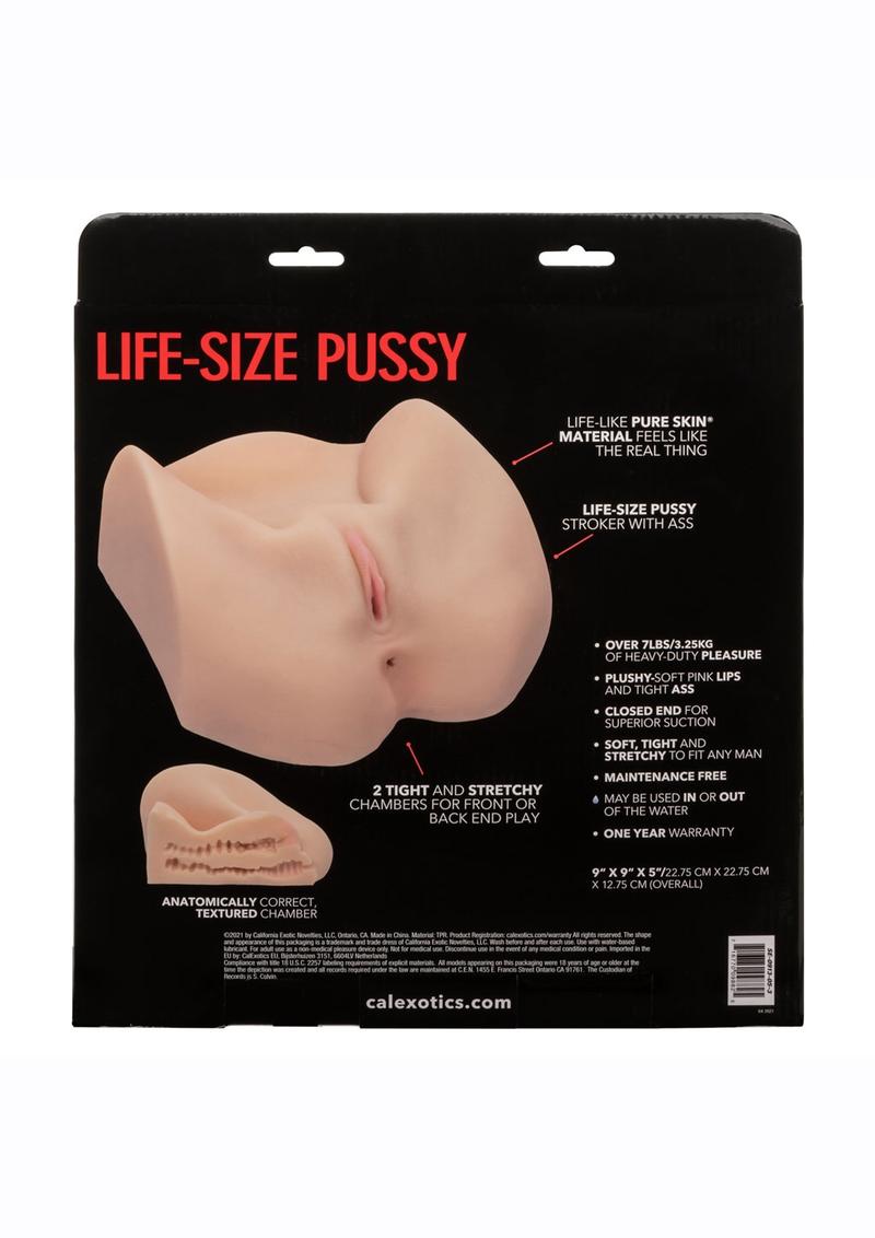 Stroke It Life-Size Pussy Masturbator Realistic PureSkin Adult Toy