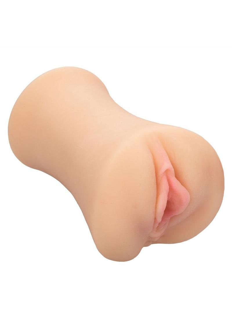 Stroke It Wet Ass Pussy Realistic Dual-Entry Caramel Stroker