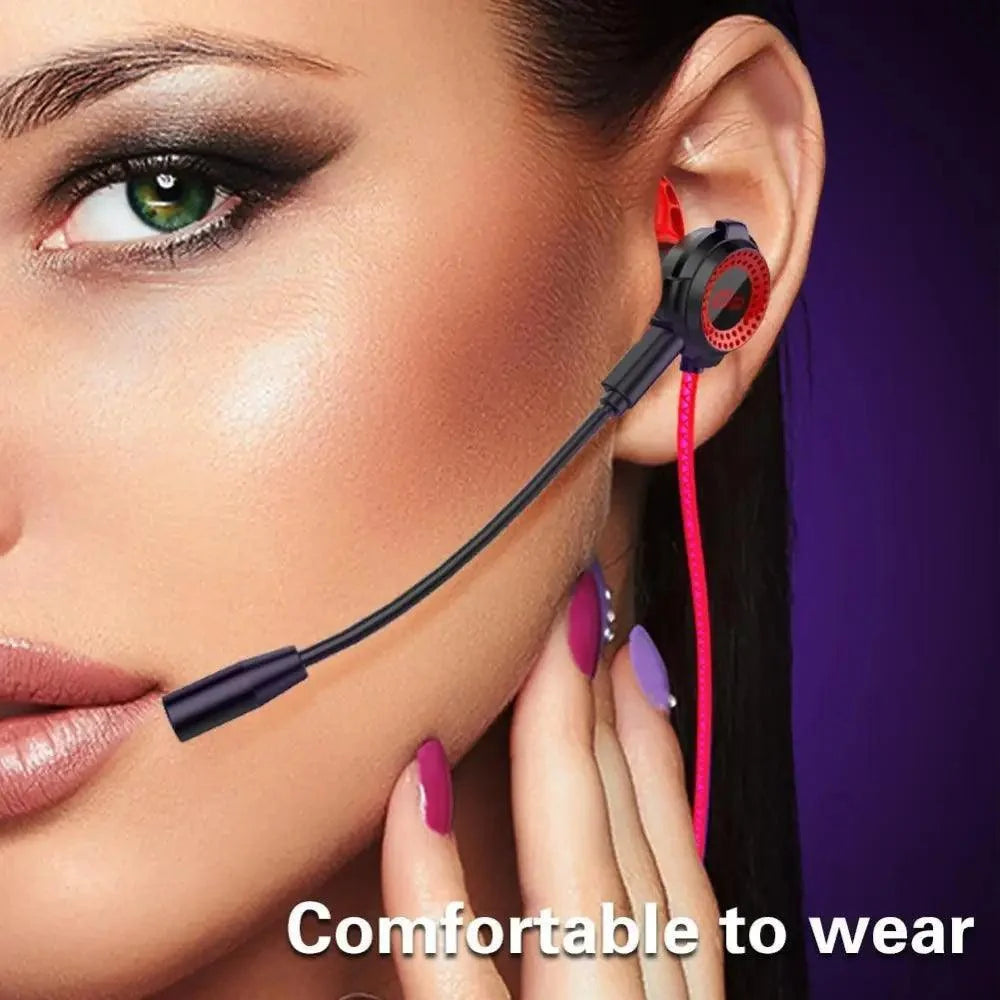 Stylish Universal Portable Dynamic Noise Reduction In-Ear Wired Call Earphones Headphones With Noise Cancellation Earphones
