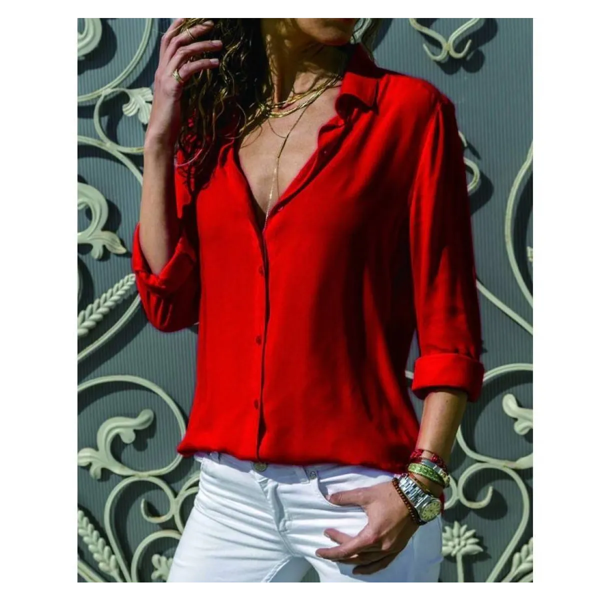 Summer Button Down Shirt