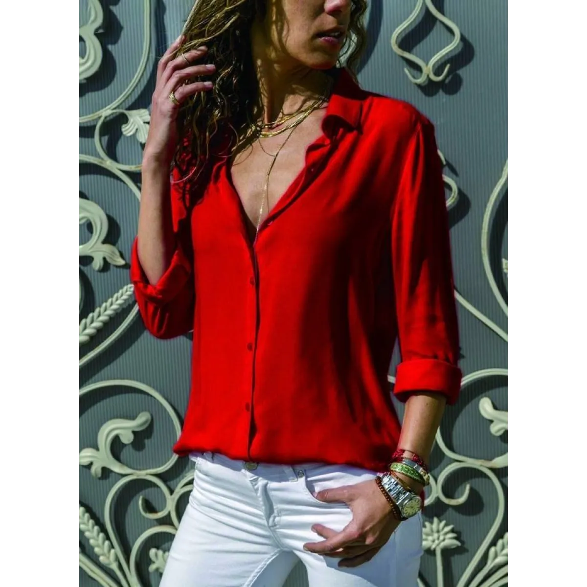 Summer Button Down Shirt