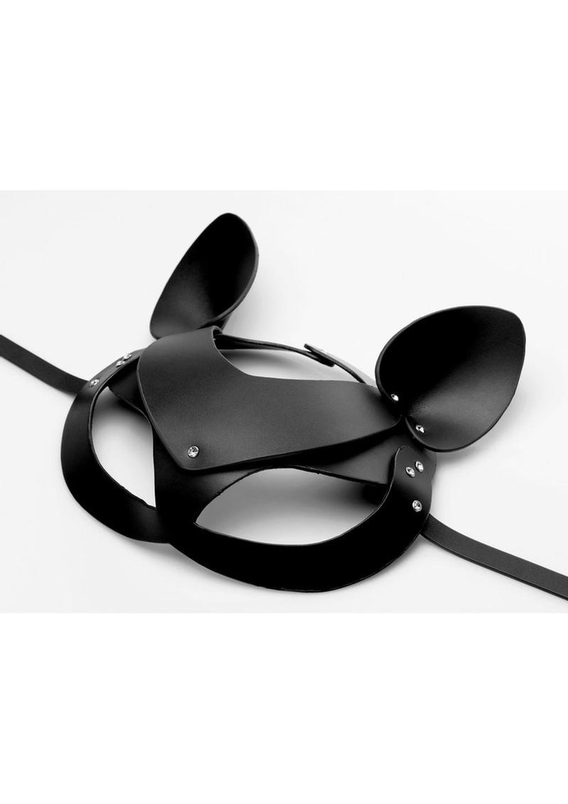 Tailz Black Purrfect Cat Tail Anal Plug & Mask Set