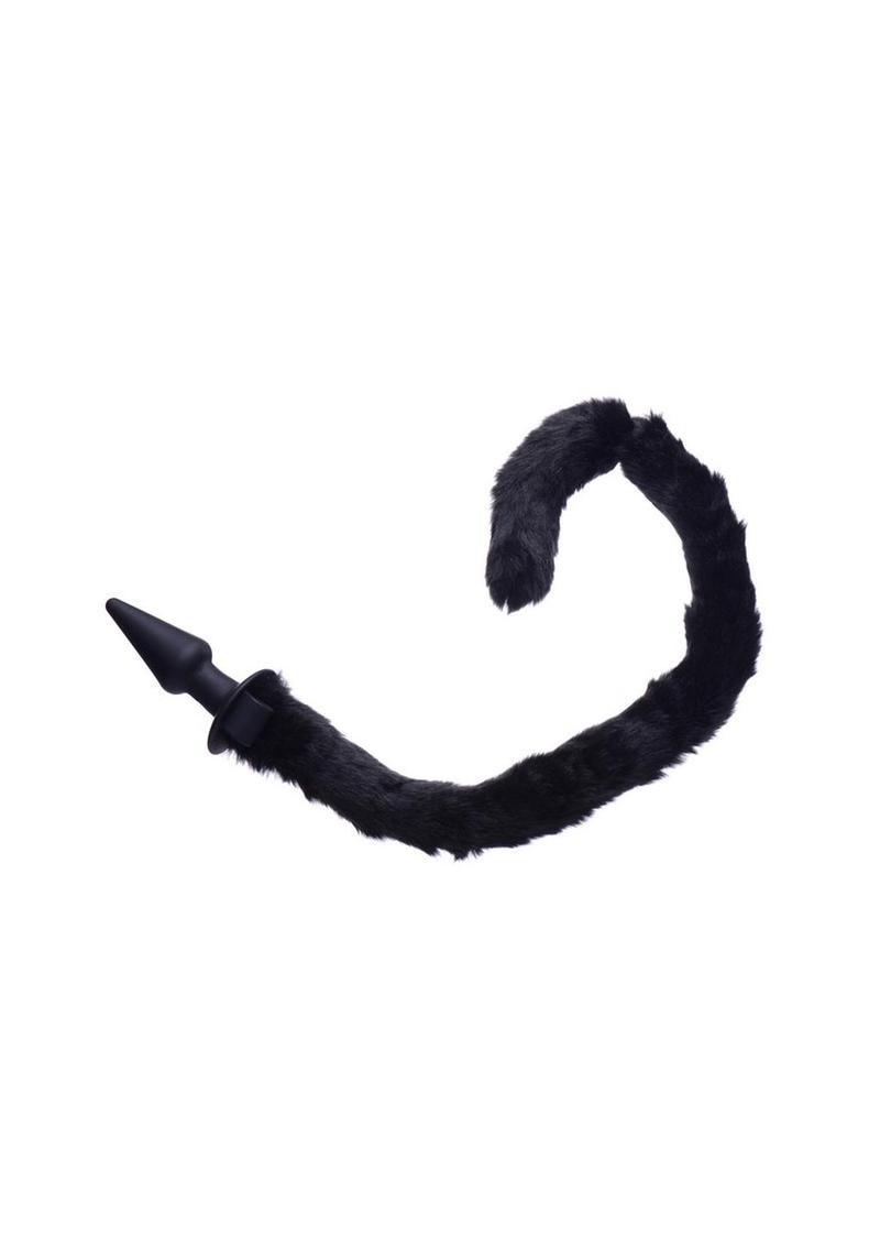 Tailz Black Purrfect Cat Tail Anal Plug & Mask Set