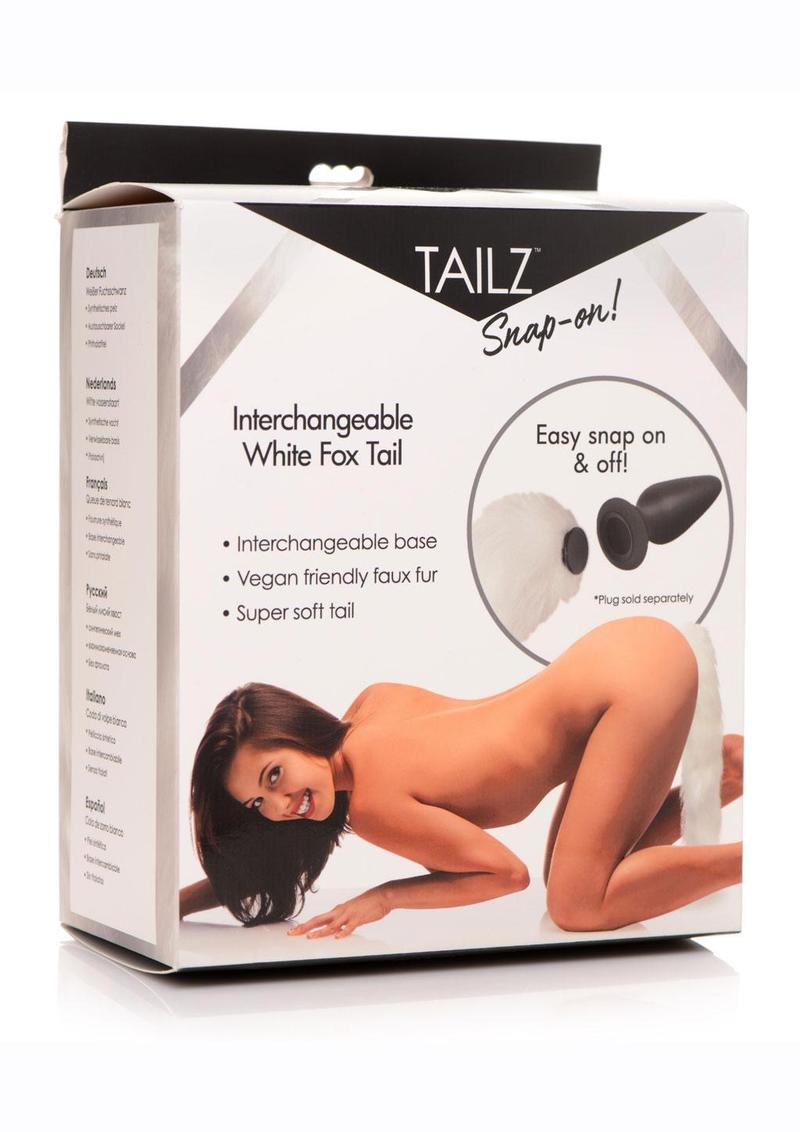 Tailz Interchangeable Fox Tail Vegan Friendly Faux Fur Anal Accessory