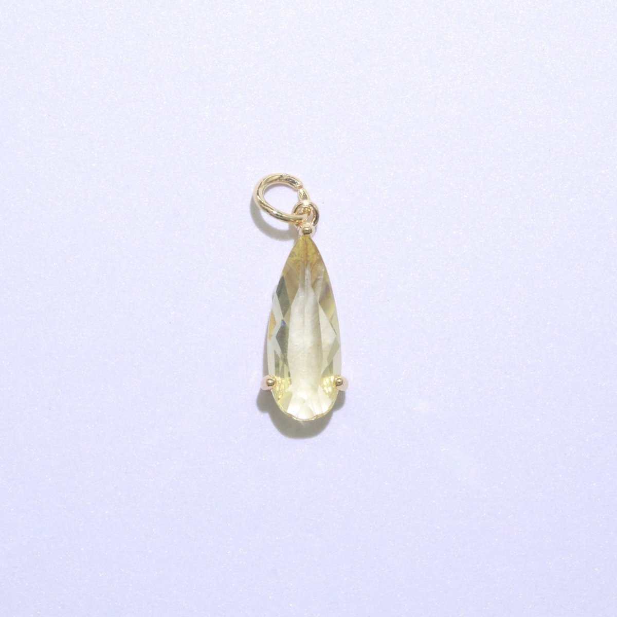 Tear Drop Pendant Arcylic Glass Dangle Charm for Necklace Earring Supply M-286-M-297